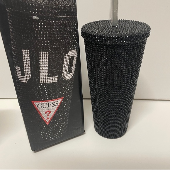 GUESS JLO Jennifer Lopez Black Bling Tumbler Limited Edition HTF - Picture 2 of 4
